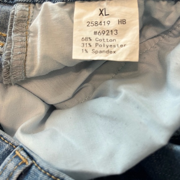 NWT Flamingals Made For Curves Super Stretchy Wide Leg Medium Wash Jeans Sz XL - Picture 6 of 8